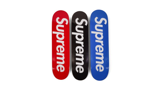 A complete set of Supreme skate decks is expected to sell for up to $1. ...