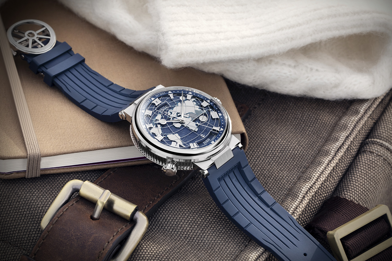 Louis Vuitton Tambour Moon Dual Time is a watch for globetrotters