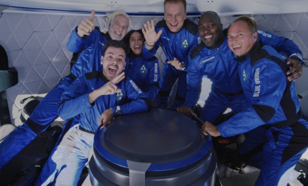 Blue Origin Returns to Space, Six Tourists Become Astronauts