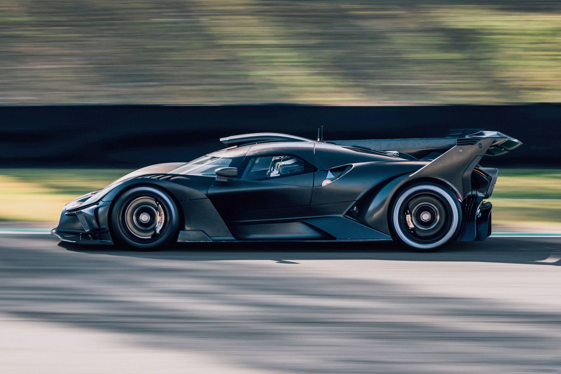 Watch The Barely-Legal Bugatti Bolide Put Through Its Paces 