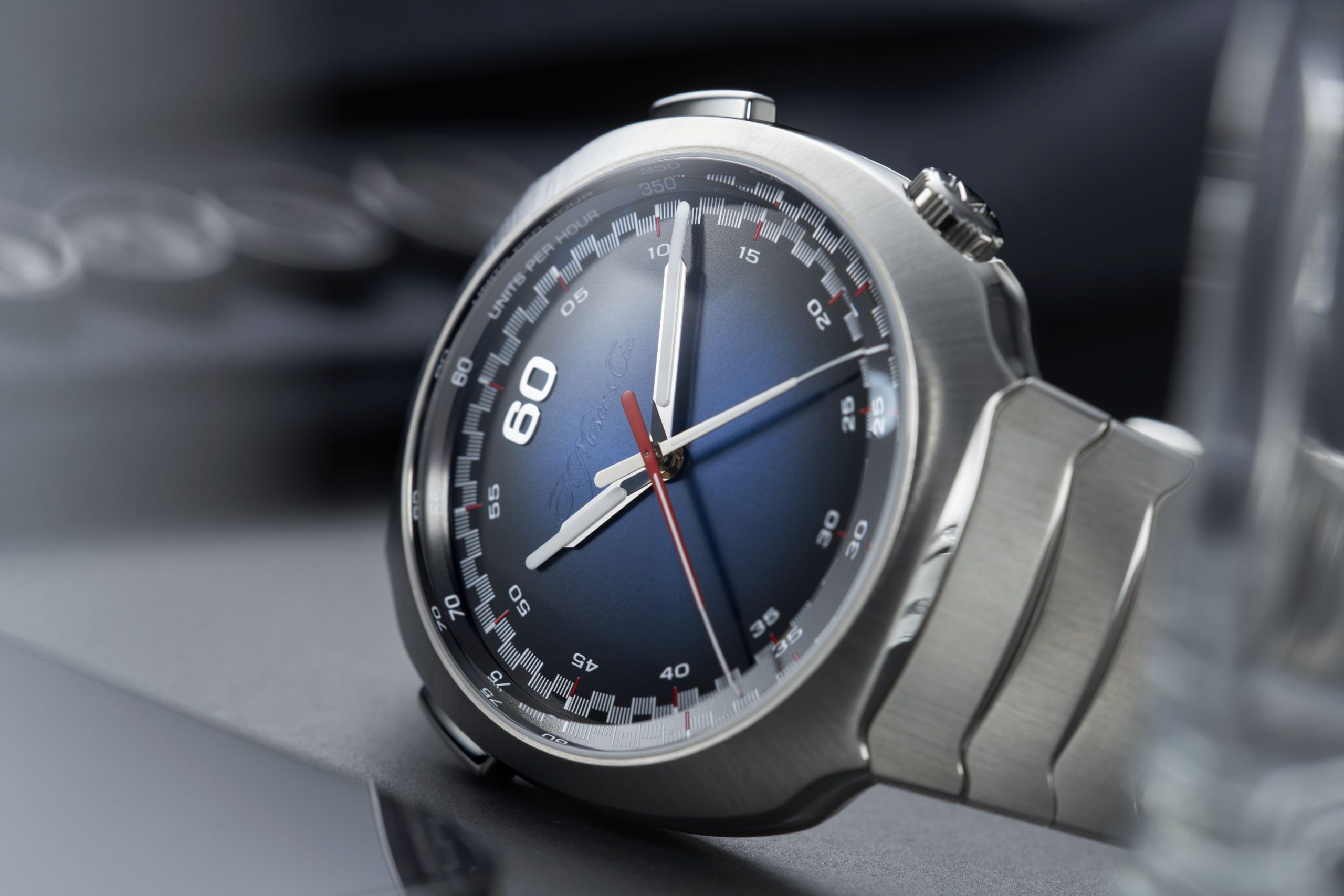 H. Moser & Cie Releases A Funky Blue Streamliner Chronograph