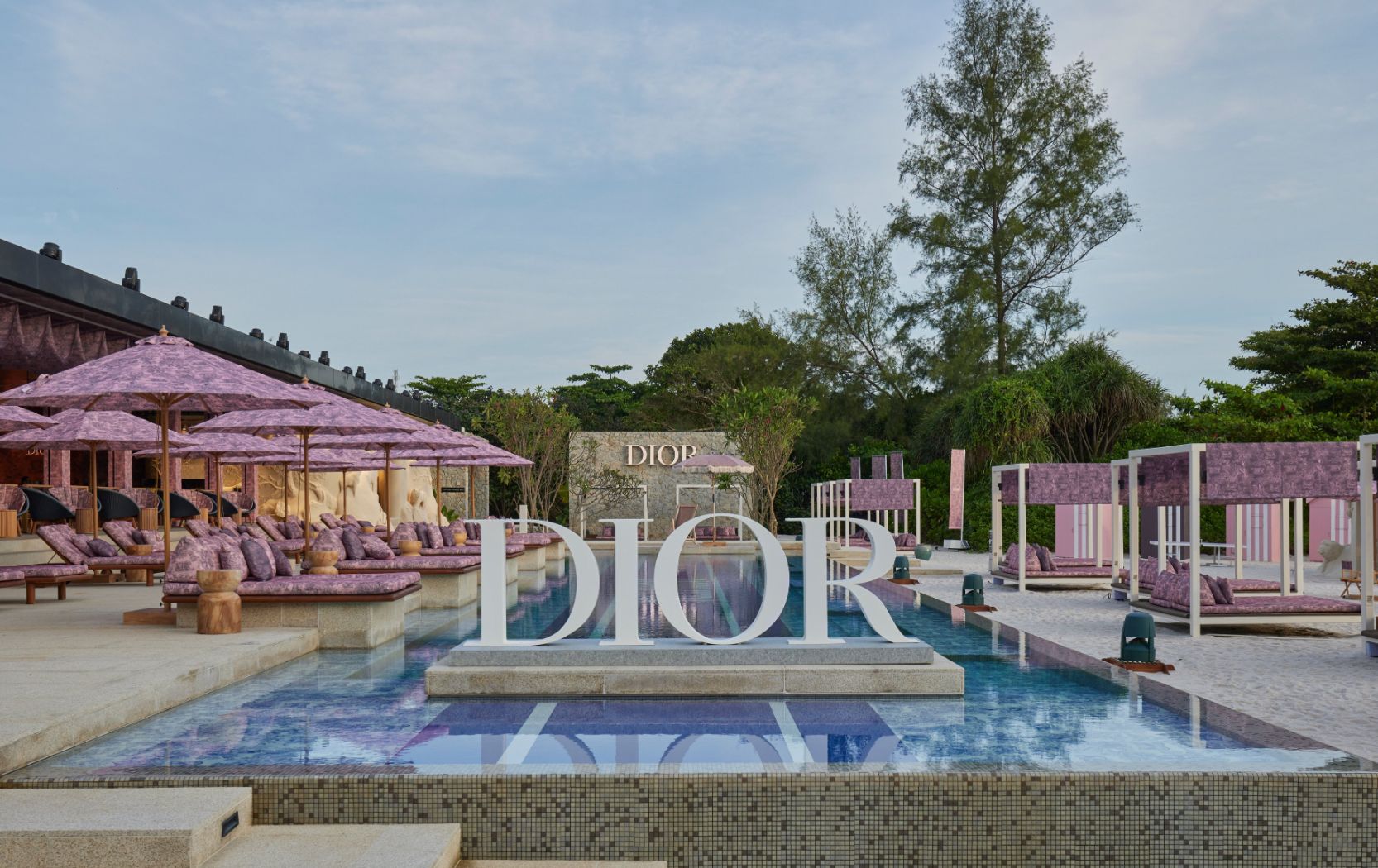 The Most Stylish Spot For Poolside Cocktails: Louis Vuitton at the