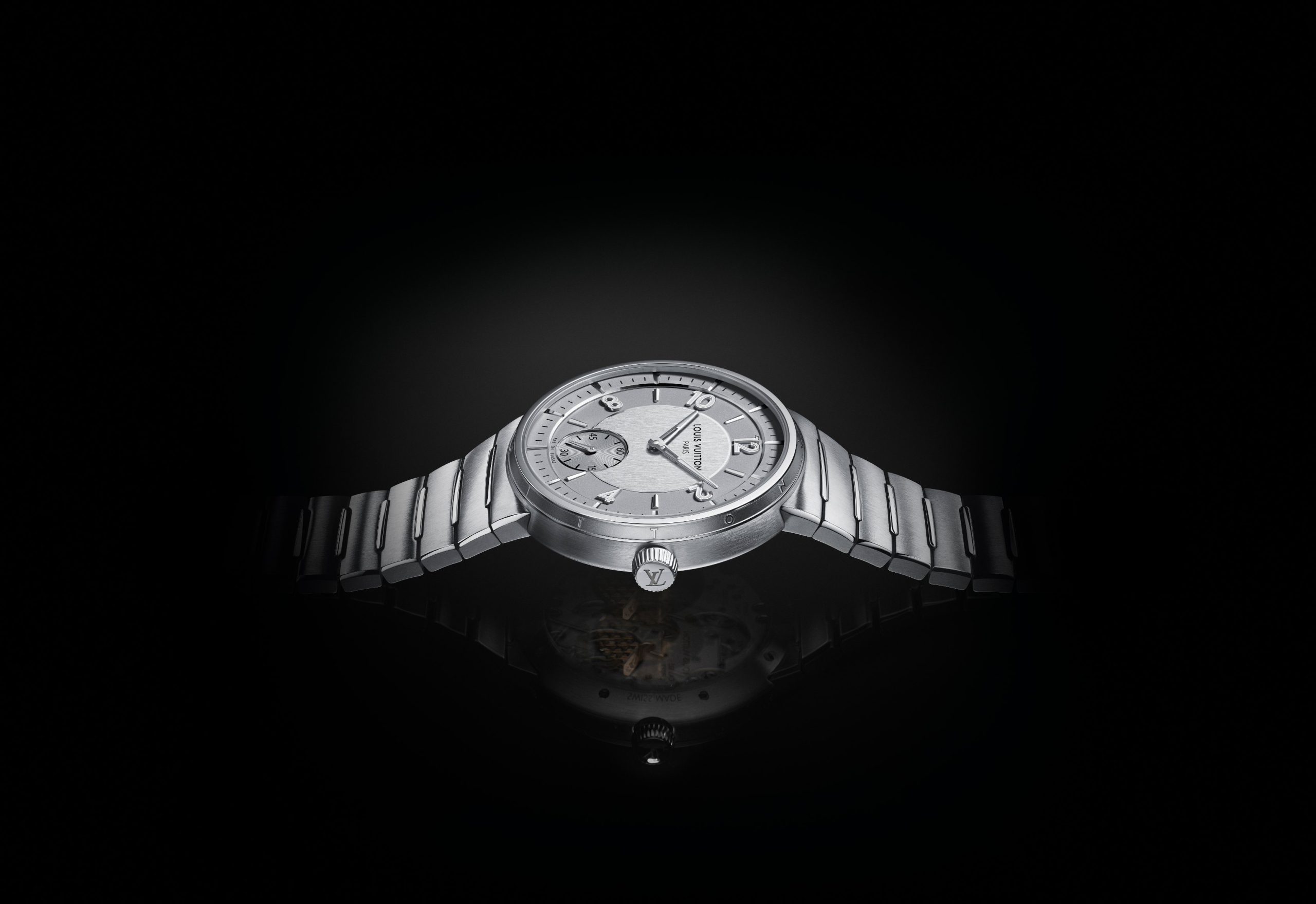 Louis Vuitton Tambour Stainless Steel 41mm Mens Watch