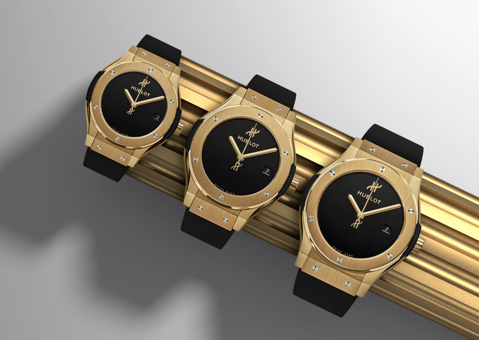 Hublot Borrows From Its 40-Year History For Six New Yellow Gold Watches