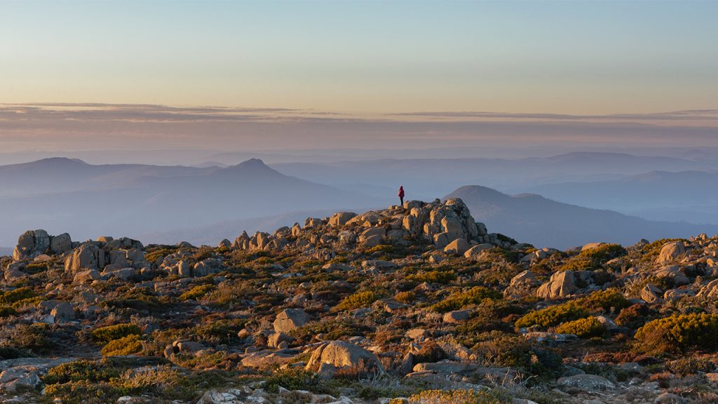 People climbing mountains